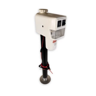 RAM electric A-frame trailer jack white 3500 lb 18 inch travel EJ-3520-WBX