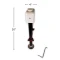 RAM electric A-frame trailer jack white 3500 lb 18 inch travel EJ-3520-WBX