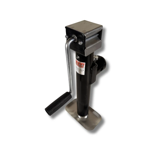 RAM Pipe Mount Swivel Trailer Jack TJP-5001S-B black 5000 lb support 10 inch lift