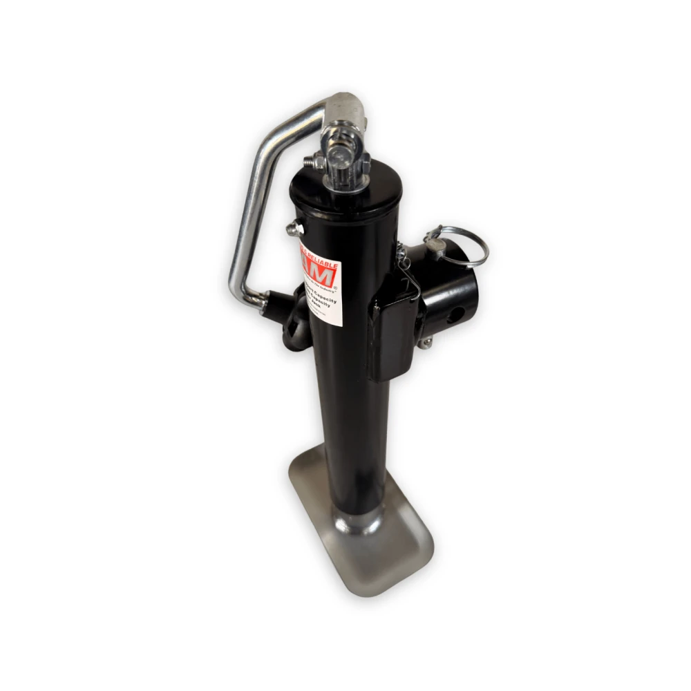 RAM Pipe Mount Swivel Trailer Jack TJP-5001-B black topwind 5000 lb