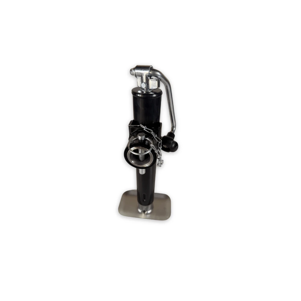 RAM Pipe Mount Swivel Trailer Jack TJP-5001-B black topwind 5000 lb