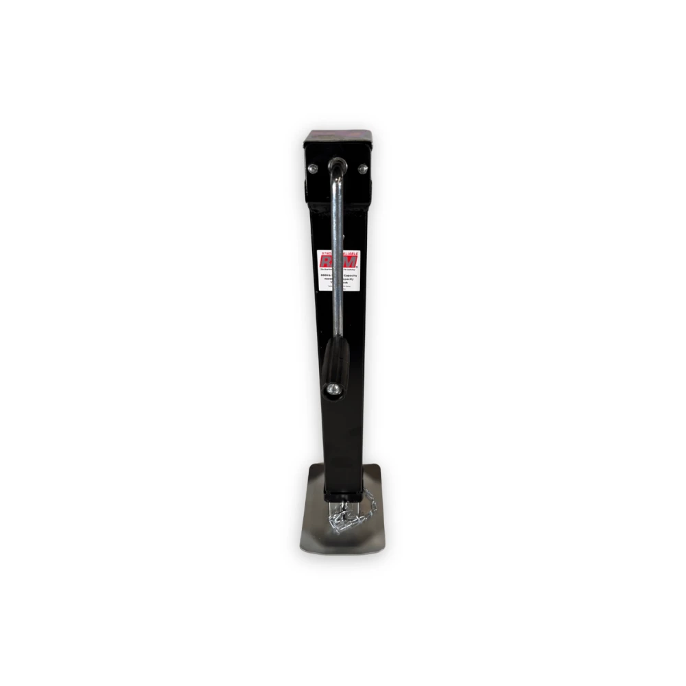 RAM Direct Weld Heavy Duty Square Trailer Jack Sidewind 8000 lb support 7000 lb lift black TJD-7000S