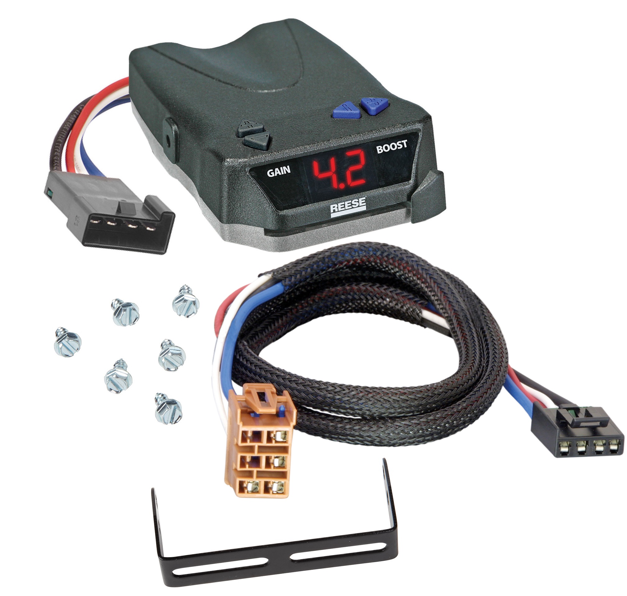 Trailer Brake Control for 99-02 Chevy Silverado 1500 2500 3500 Electric Trailer Brakes Module Box Controller 1-4 Axle