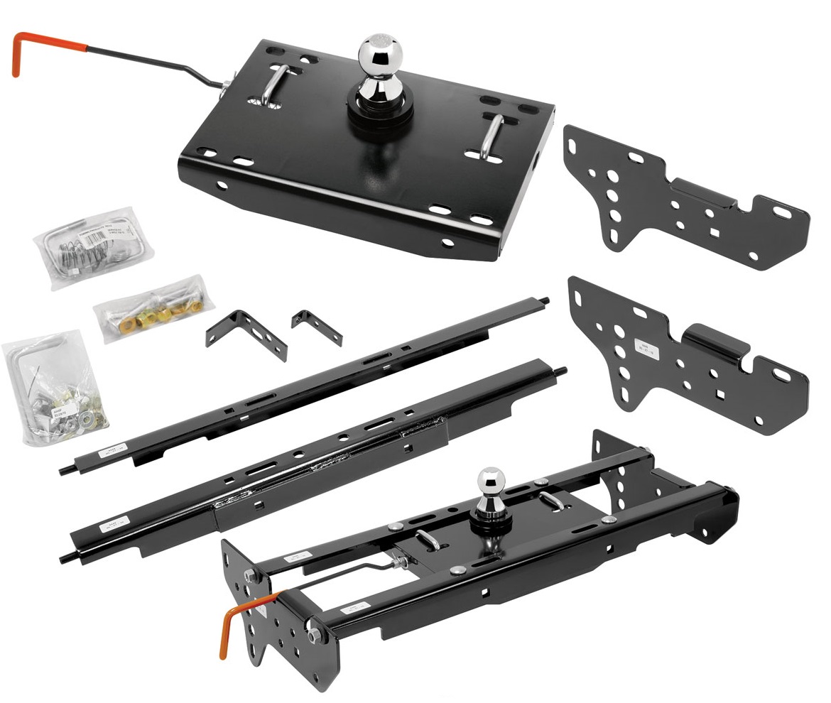 Draw-Tite Gooseneck Trailer Hitch for 99-16 Ford F250 F350 Turnover w/ Brackets Rails Under Bed 2-5/16" Ball