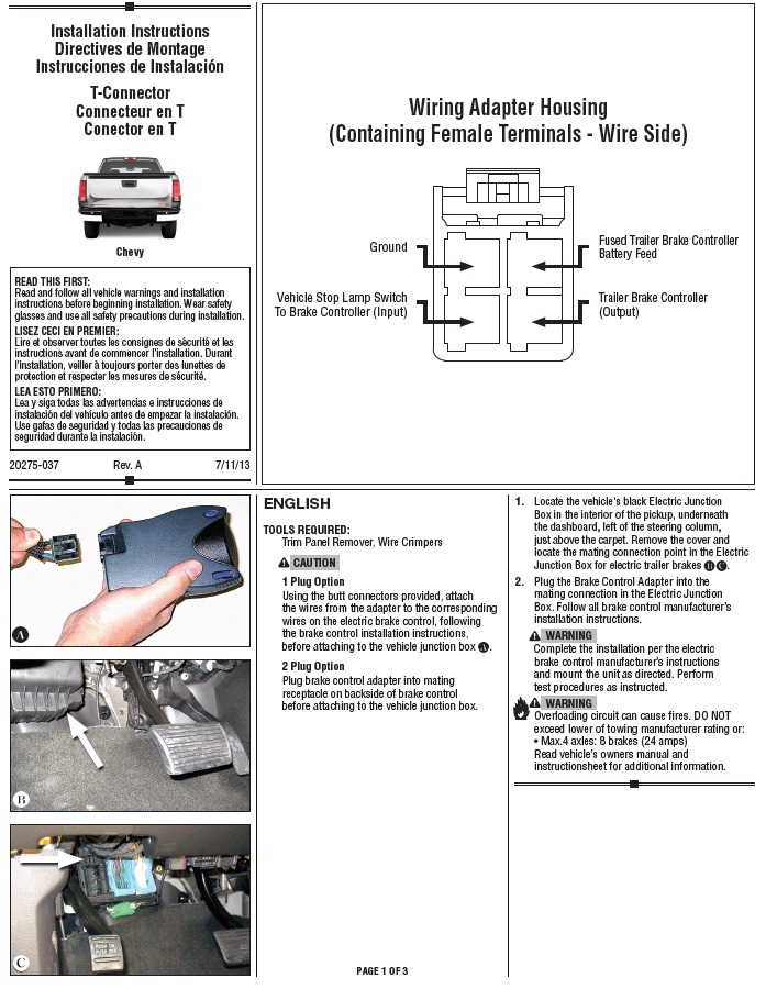 Electric Trailer Brake Wiring Diagram from www.trailerjacks.com